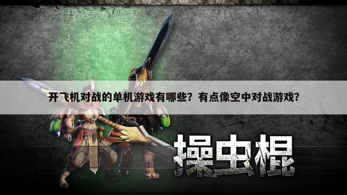 开飞机对战的单机游戏有哪些?有点像空中对战游戏?