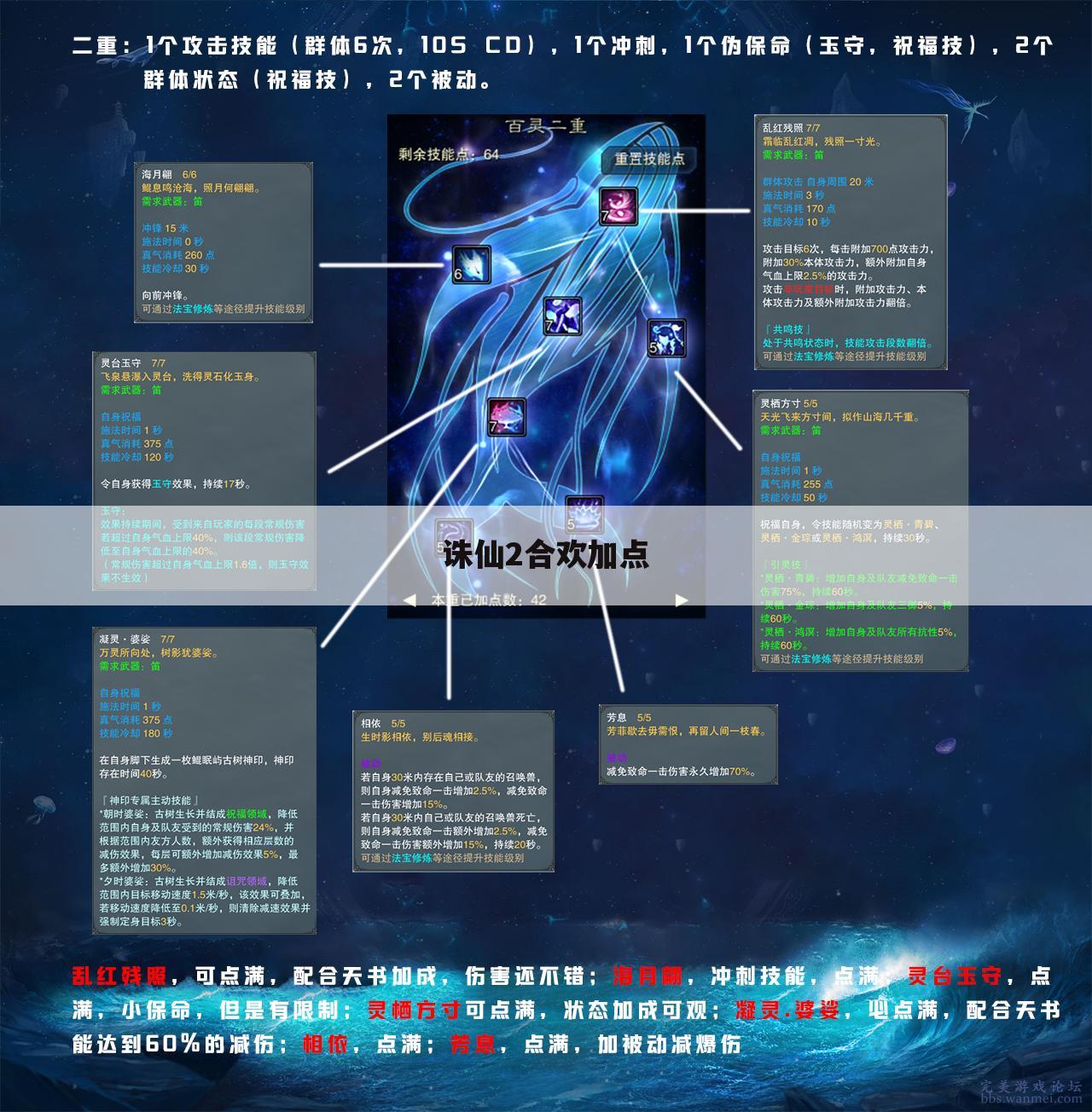 诛仙2合欢加点