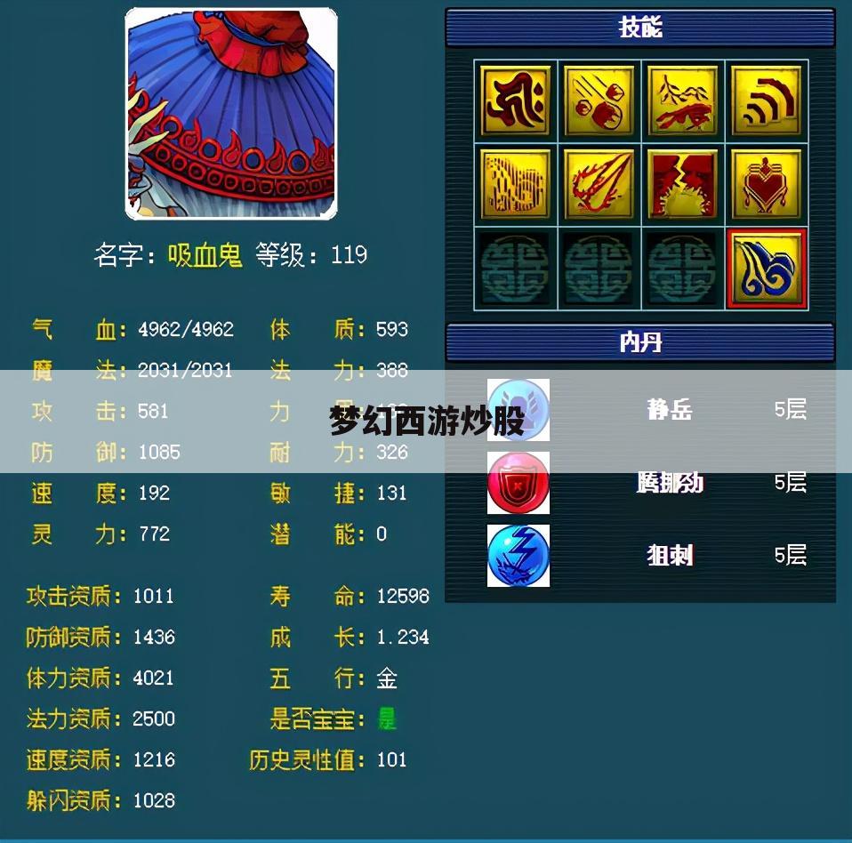 梦幻西游炒股