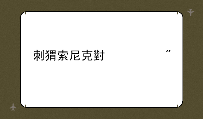 刺猬索尼克小游戏