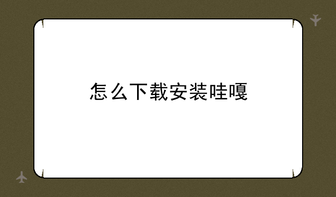 怎么下载安装哇嘎