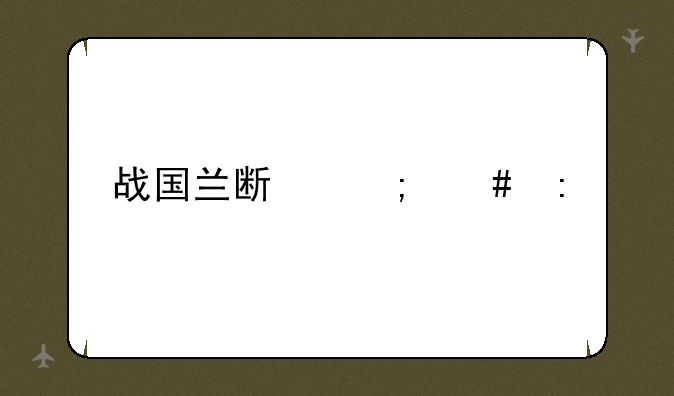 战国兰斯怎么玩