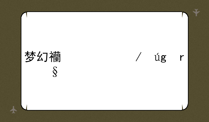 梦幻西游之龙在天涯