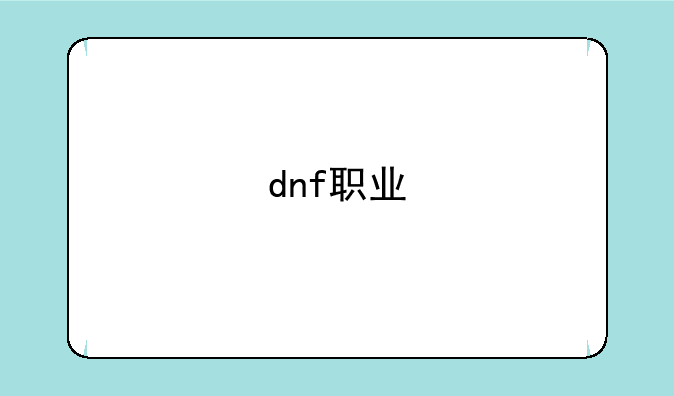 dnf职业