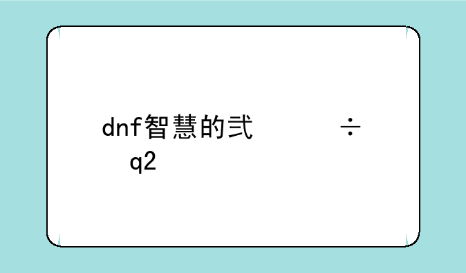 dnf智慧的引导，dnf智慧的引导史诗碎片礼盒