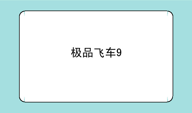 极品飞车9