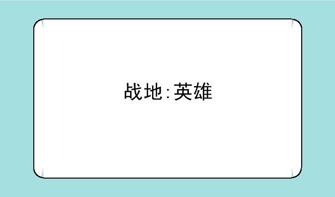 战地:英雄
